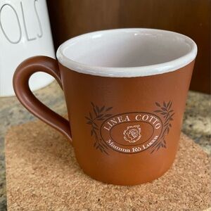 Vintage Linea Cotto Mamma Ro Lucca Italy Terra Cotta Color Cup